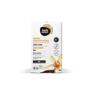 【Body Natur】溫和蜜蠟除毛貼片12片-臉部(通過西班牙權威機構肌膚耐受性測試)