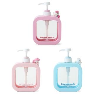 【SANRIO 三麗鷗】沐浴時光系列 按壓式空瓶 M 500ml