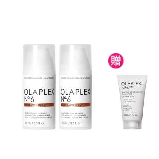 【OLAPLEX 歐啦】6號免沖洗修復乳雙入組(6號免沖洗修復乳100mlx2)