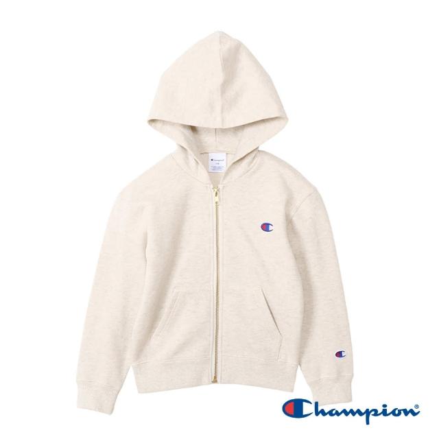 【Champion】官方直營-經典款刺繡LOGO連帽運動保暖外套-男女童裝(6色)