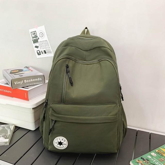 【MUAN】輕量日系多功能防水後背包 大容量極簡旅行包 減壓休閒書包 (拉桿箱固定帶/電腦包)