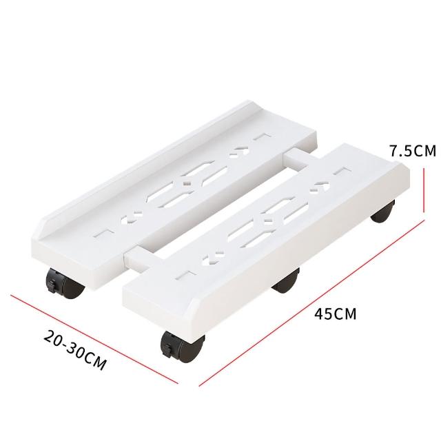 【YUNMI】萬向輪電腦主機支架 寬度可調節移動式主機架 電腦拖架 主機散熱架 機箱活動拖架(告別衛生死角)