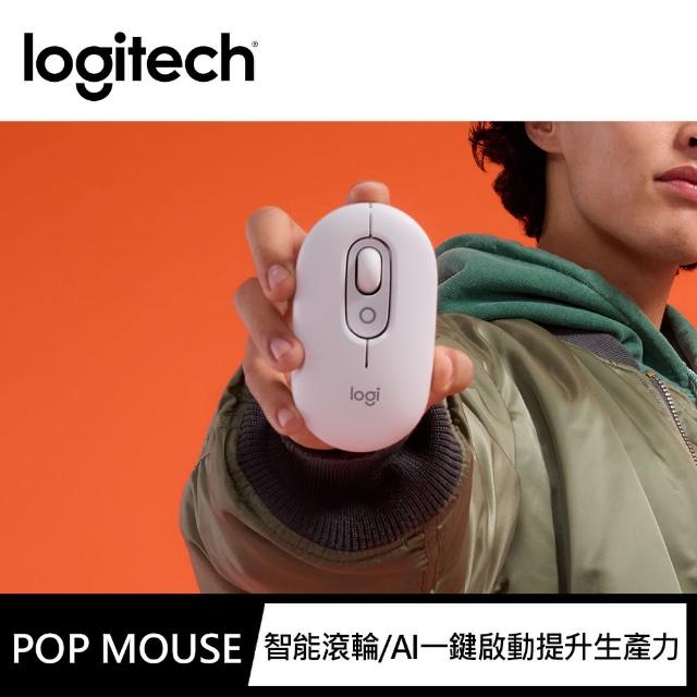 【Logitech 羅技】POP Icon Keys 無線藍芽鍵盤 + POP Mouse無線藍芽滑鼠