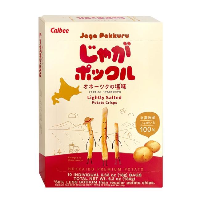 【Calbee 卡樂比】北海道薯條三兄弟180gX2入組(原味/玉米任選)