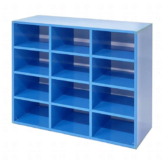 【Build dream 築夢家具】2.6尺 防水塑鋼家具 12格開放式 塑鋼鞋櫃 置物收納櫃