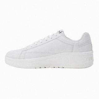 【DESCENTE】迪桑特 COURT D PLATFORM 女士 潮流休閒鞋 輕量款(白色)