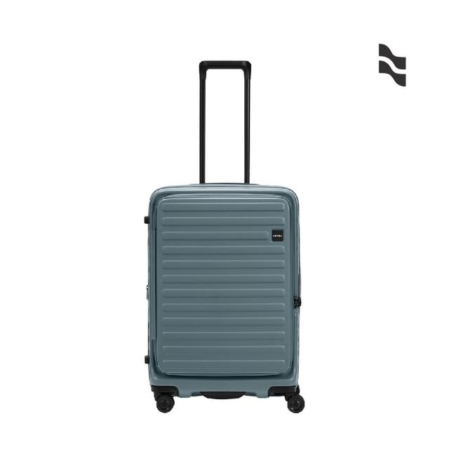【LOJEL】假日照常配送 CUBO 21吋 前開式擴充拉鍊拉桿箱(行李箱 旅行箱 登機箱)
