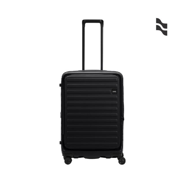 【LOJEL】假日照常配送 CUBO 26吋 前開式擴充拉鍊拉桿箱(行李箱 旅行箱)