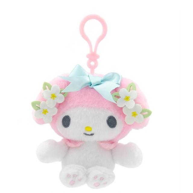 【SANRIO 三麗鷗】美樂蒂玩偶吊飾大耳狗酷洛米帕恰狗凱蒂Kitty鑰匙圈娃娃(送禮女友生日禮聖誕交換禮物)