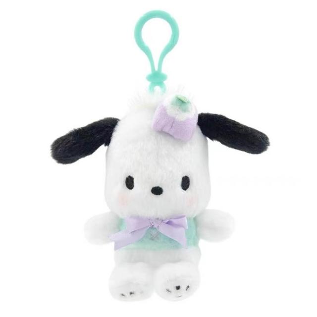 【SANRIO 三麗鷗】美樂蒂玩偶吊飾大耳狗酷洛米帕恰狗凱蒂Kitty鑰匙圈娃娃(送禮女友生日禮聖誕交換禮物)