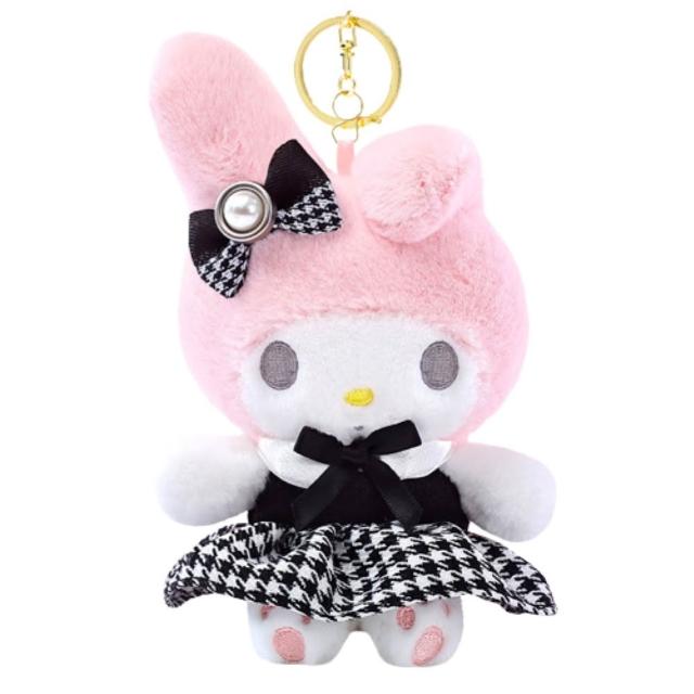 【SANRIO 三麗鷗】美樂蒂玩偶吊飾大耳狗酷洛米帕恰狗凱蒂Kitty鑰匙圈娃娃(送禮女友生日禮聖誕交換禮物)