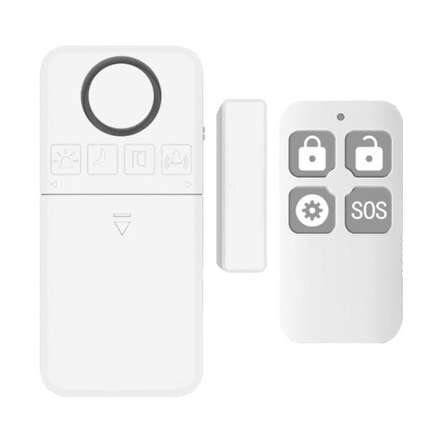 【Nil】130分貝遙控門磁報警器 家用門窗防盜警報器 門鈴提醒器