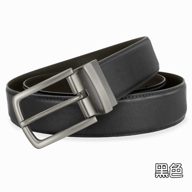【CH-BELT 銓丞皮帶】加長休閒皮帶 XXL加大腰 針扣夾座 男皮帶腰帶(黑/咖XXL)