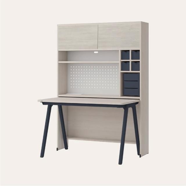 【iloom 怡倫家居】ROY 1200型5層收納書桌組(書桌 桌子 電腦桌 工作桌 辦公桌 學生書桌)