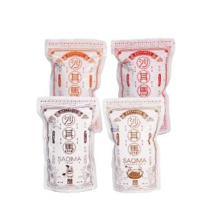 【百年傳奇】黑糖/泡菜/醬香柴魚/鮮蝦沙其馬x3包(花蓮名產)