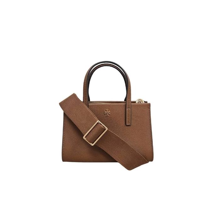 【TORY BURCH】TB Blake Mini Tote荔枝紋皮革兩用迷你托特包(送禮紙袋不能放16cm手機)