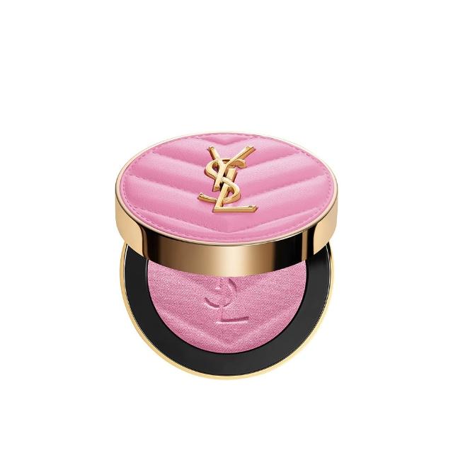 【YSL】官方直營 超模光感透膚底妝組(超模光感精華水氣墊+透膚煙染腮紅)