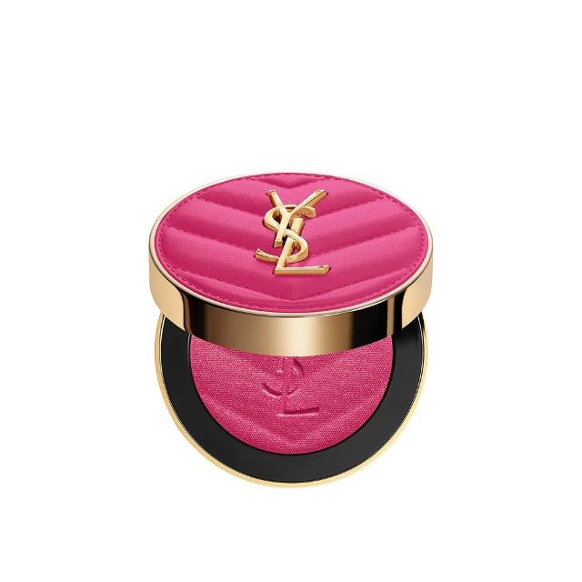 【YSL】官方直營 超模光感透膚底妝組(超模光感精華水氣墊+透膚煙染腮紅)
