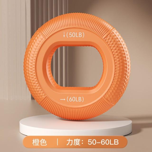 【灰熊厲害】雙力度握力器 矽膠握力圈20-80磅(握力訓練器 手指復健 握力環 握力球)