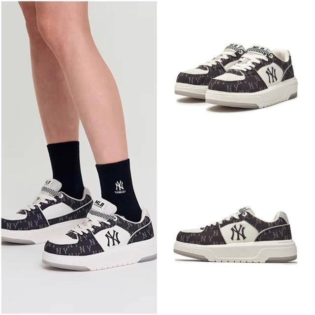 【MLB】Monogram老爹鞋 學長鞋 Chunky Liner系列 紐約洋基隊(3ASXM075N/CLS4N/S015N-多款任選)