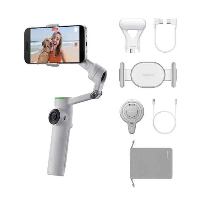 【Insta360】Flow 2 Pro AI智能三軸手機穩定器-創作套餐(東城代理商公司貨)