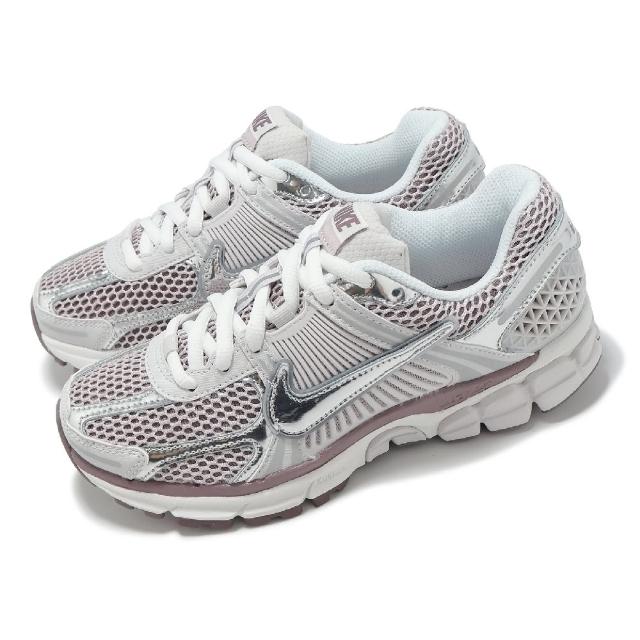 NIKE 耐吉】休閒鞋Wmns Zoom Vomero 5 女鞋粉紅銀白復古緩震運動鞋