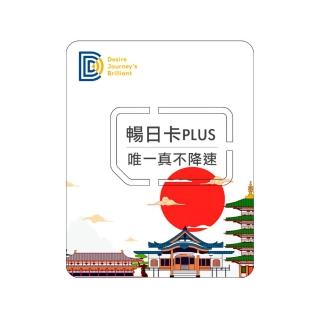 【DJB SIM】暢日卡PLUS-日本6天吃到飽不降速(四大電信商資源共享)