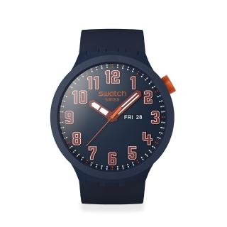 【SWATCH】ESSENTIALLY CONFIDENT 大錶面手錶/男錶/女錶/瑞士製造 SB01S700(47mm)