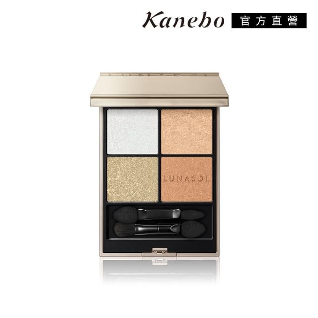 【Kanebo 佳麗寶】LUNASOL 晶巧霓光眼彩盒+光透水唇膏仙女組(多色任選)