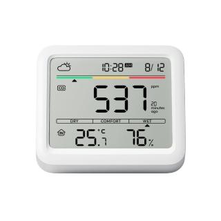 【SwitchBot】Meter Pro CO2 溫溼度感測器(溫濕度/桌上時鐘/環境感測/二氧化碳感測/空氣偵測)