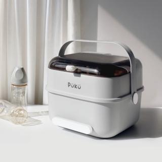 【PUKU 藍色企鵝】雙開手提奶瓶收納箱