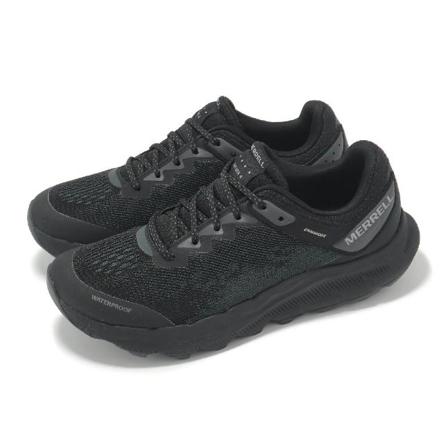 【MERRELL】越野健行鞋 Antora 4 WP 女鞋 黑 防水鞋面 緩衝 抓地 支撐 戶外鞋(ML068442)
