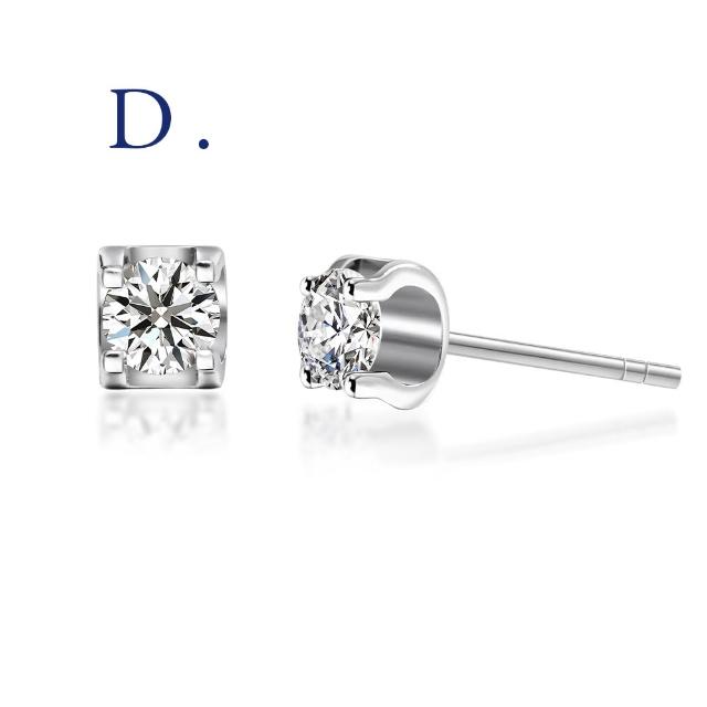 【IS DIAMOND】IGI 60分 D/VS1/3EX鑽石耳環-任選(培育鑽石)