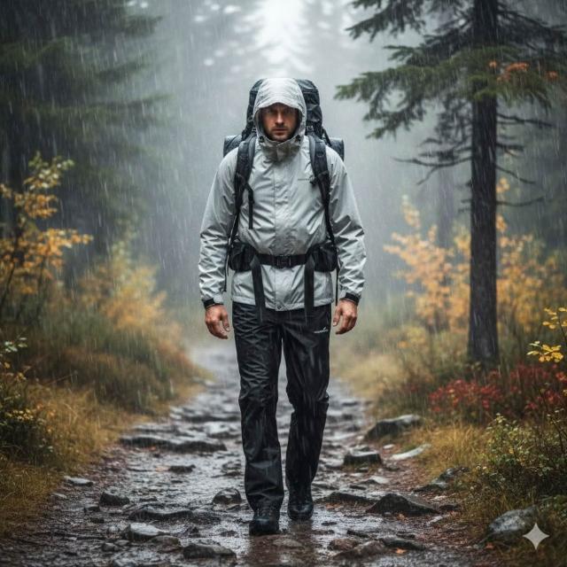 百岳(羽)登山輕量化雨衣防水透氣極限系列全壓膠超輕量薄款雨衣(外套  雨衣)