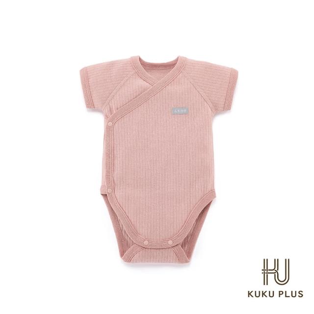 【KU.KU. 酷咕鴨】KUKU PLUS竹纖羅紋包屁衣(多款任選)