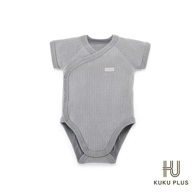 【KU.KU. 酷咕鴨】KUKU PLUS竹纖羅紋包屁衣(多款任選)