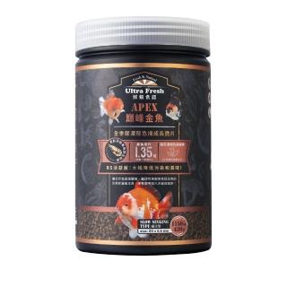 【Ultra Fresh 鮮蝦食譜】APEX金魚-全季節濃郁色揚成長脆片1150ml(金魚飼料 蘭壽飼料 獅頭 色揚 魚飼料)