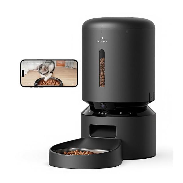 【PETLIBRO】膠囊寵物自動餵食器 視訊版 5L 單碗(可無線 語音呼喚 定時定量 台灣總代理)