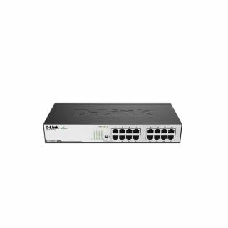【D-Link】DGS-1016D 16埠 16port 1000M Giga超高速乙太網路桌上型機架式無網管 金屬交換器/台灣製造