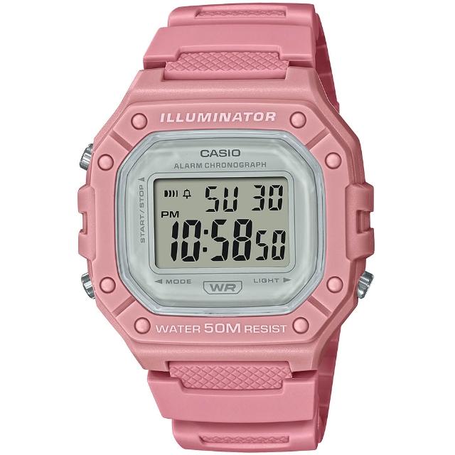 【CASIO 卡西歐】G-SHOCK 運動風格多功能電子錶-23款可選  父親節 送禮(W-219H/W-218H/W-217H系列)