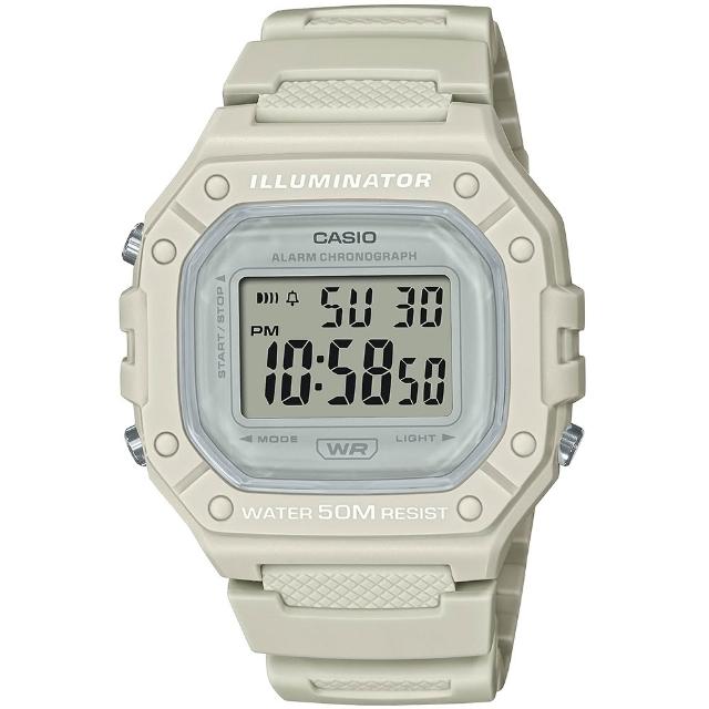 【CASIO 卡西歐】G-SHOCK 運動風格多功能電子錶-23款可選  父親節 送禮(W-219H/W-218H/W-217H系列)