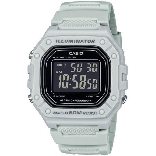 【CASIO 卡西歐】G-SHOCK 運動風格多功能電子錶-23款可選  父親節 送禮(W-219H/W-218H/W-217H系列)