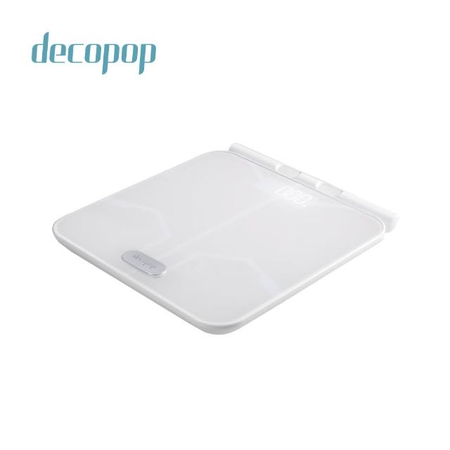 【decopop】家用八電極藍牙體脂計PLUS-2色可選 DP-263(體重計 體脂肪 APP監測 51項數據)