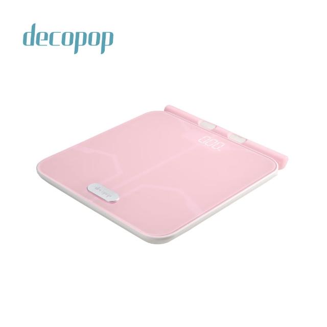 【decopop】家用八電極藍牙體脂計PLUS-2色可選 DP-263(體重計 體脂肪 APP監測 51項數據)