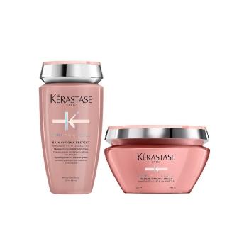 【KERASTASE 巴黎卡詩】恆彩重生髮浴250ml保濕型+恆彩重生髮膜200ml