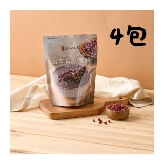 【黑丸嫩仙草】古早味紅豆湯4包(400g/包)