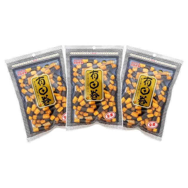【有田製果】海苔小卷九包組 (80gx9包 原味/辣味)