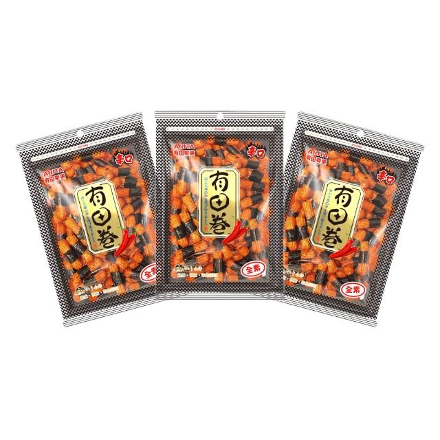 【有田製果】海苔小卷九包組 (80gx9包 原味/辣味)