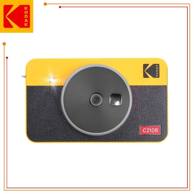 【Kodak 柯達】Mini Shot 2 Retro拍立得相機C210R口袋相印機+MC-60張(東城代理商公司貨)