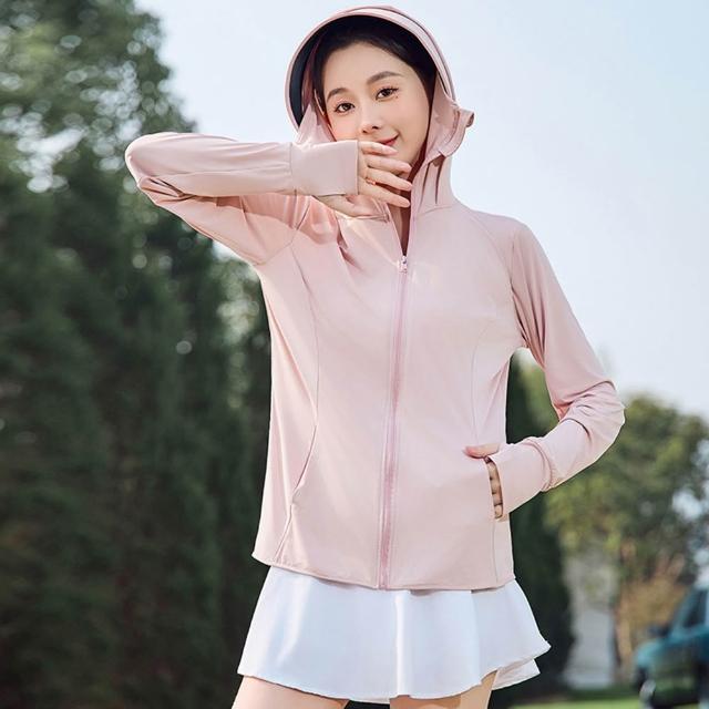 【MUAN】618大促 防紫外線UPF50+ 夏季連帽防曬服 涼感速乾防曬外套 抗UV外套 騎車外套 防曬衣